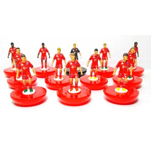 Subbuteo Andrew Table Soccer Bayern Munich  2019-20 Champions League Winners on Classic Hasbro bases